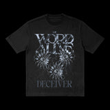 Chrome Flowers Black Tee